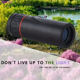 2000X25 high-definition outdoor hiking optical single tube mini portable focusing single tube telescope concert sightseeing moun