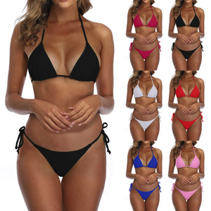 new Women Bandeau Bandage Two Piece Bikini Swimsuit Sexy Bikini Set Push Up Brazilian Swimwear Beachwear Swimsuit 2024