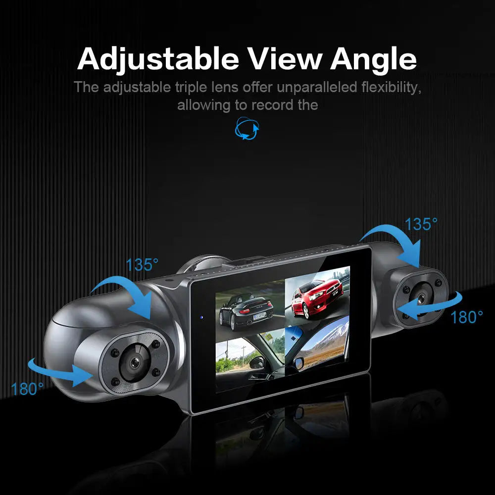 4 Channel GPS Dash Cam for Cars 4*1080P WIFI 360 Degree Video Recorder Rear View Camera Car DVR 24H Hardware Kit Car Assecories