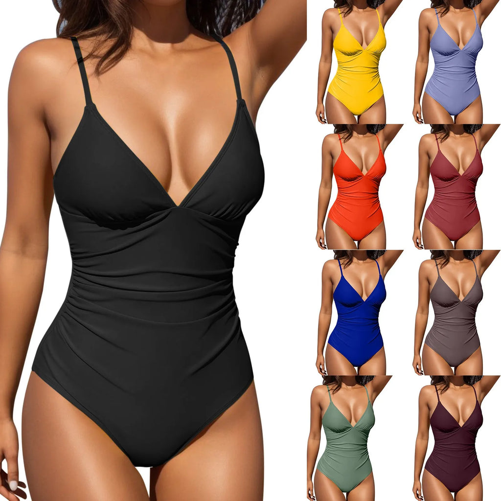Women Tummy Control Swimwear Suits Vintage Push Up Bikinis Set Swimwear Bathing Suit Sport Swimsuit Swimwear Tankinis купальник