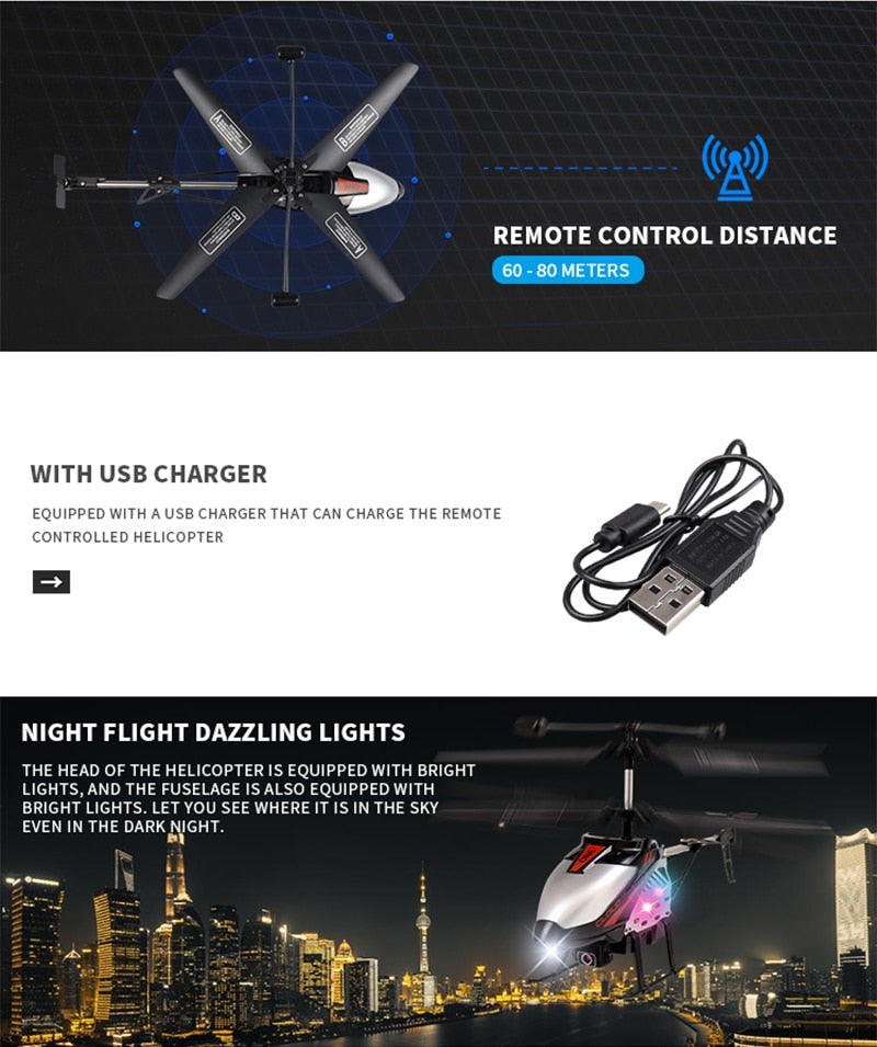 Flying Mini RC Infrared Induction Helicopter Aircraft Flashing Light Toys Aircraft Radio Remote Control For Children Xmas Gift