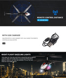 Flying Mini RC Infrared Induction Helicopter Aircraft Flashing Light Toys Aircraft Radio Remote Control For Children Xmas Gift