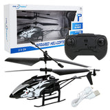 6 Styles Wireless Remote Control Alloy Aircraft Helicopter Toy Anti-collision 2 Channels With Box Gifts For Children And Adults