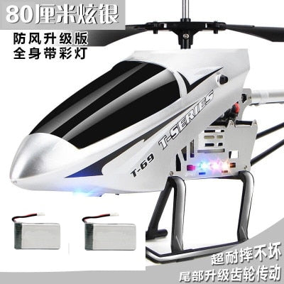 3.5CH 80cm extra Large remote control aircraft durable rc helicopter charging toy drone model UAV outdoor aircraft helicopter