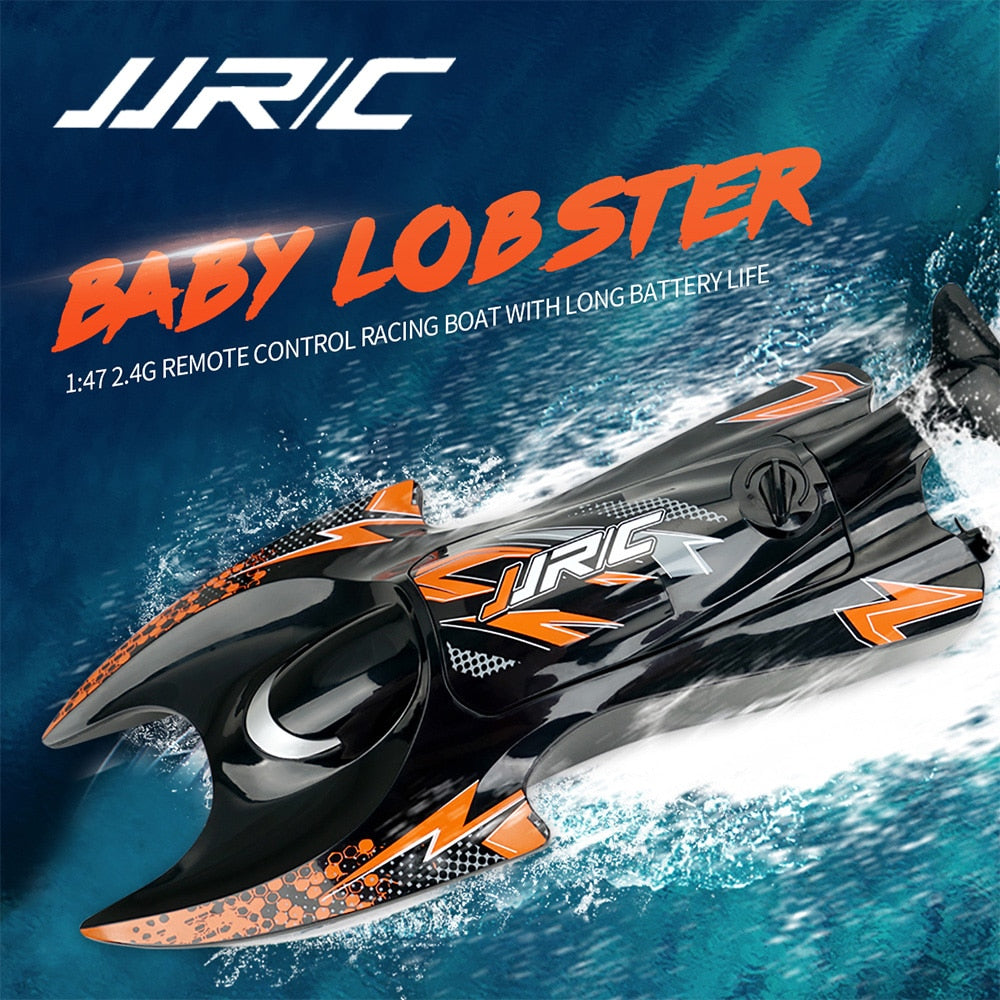 JJRC S6 RC Speed Boats 2.4G Simulate Lobster Electric Remote Control Water Boat Controls Vehicle Model Toys for Games child Kids