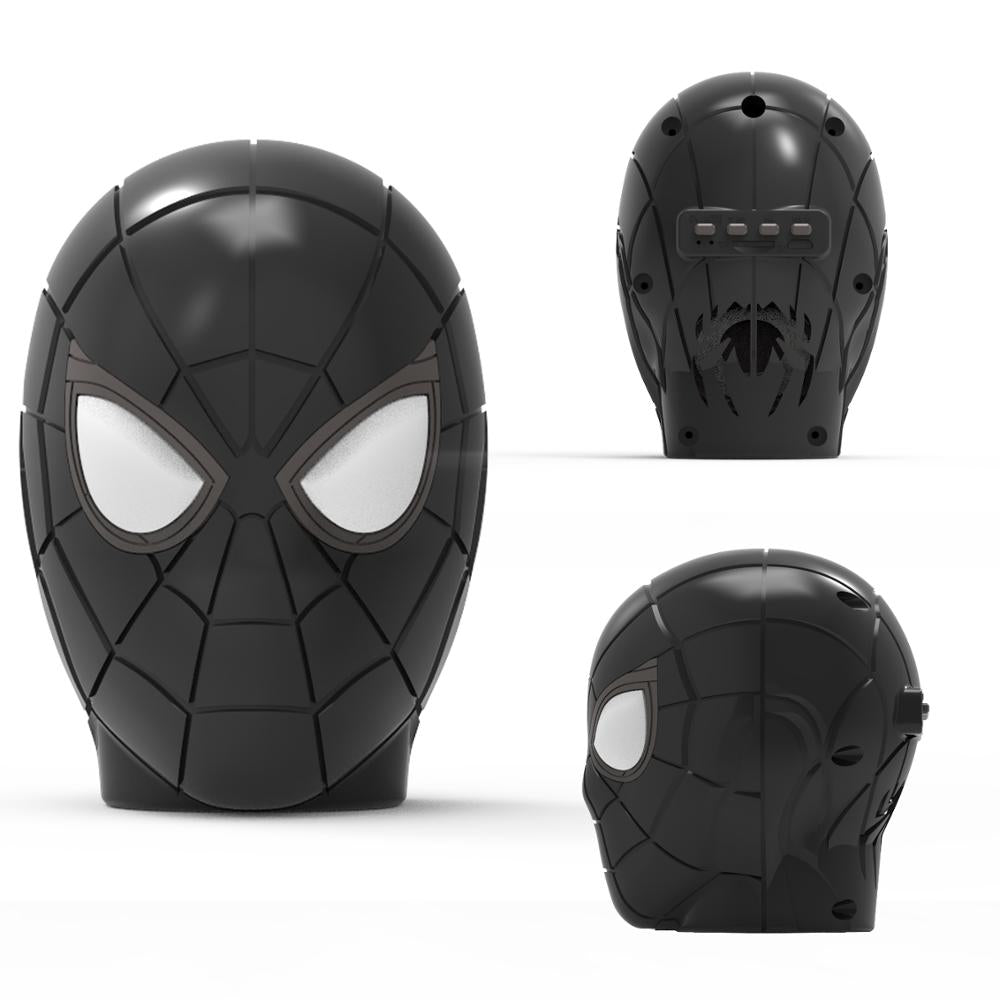 Marvel Spiderman V4.2 Wireless Bluetooth Speaker Subwoofer with FM Radio Support TF Card Portable Hifi 360 Stereo Loudspeaker