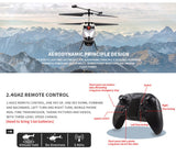 Flying Mini RC Infrared Induction Helicopter Aircraft Flashing Light Toys Aircraft Radio Remote Control For Children Xmas Gift