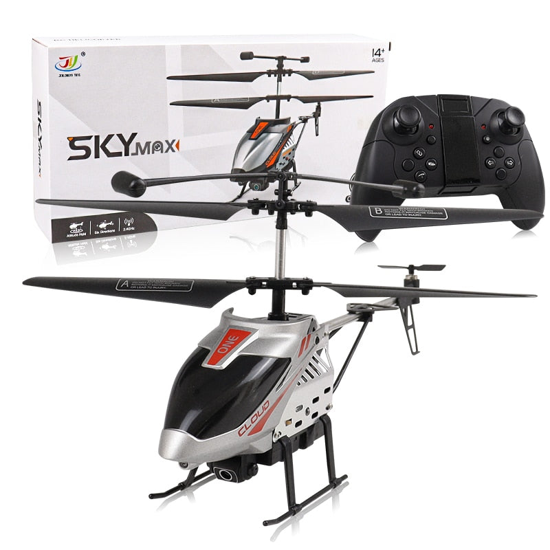 Flying Mini RC Infrared Induction Helicopter Aircraft Flashing Light Toys Aircraft Radio Remote Control For Children Xmas Gift