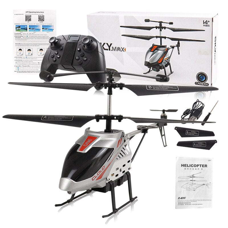 Flying Mini RC Infrared Induction Helicopter Aircraft Flashing Light Toys Aircraft Radio Remote Control For Children Xmas Gift