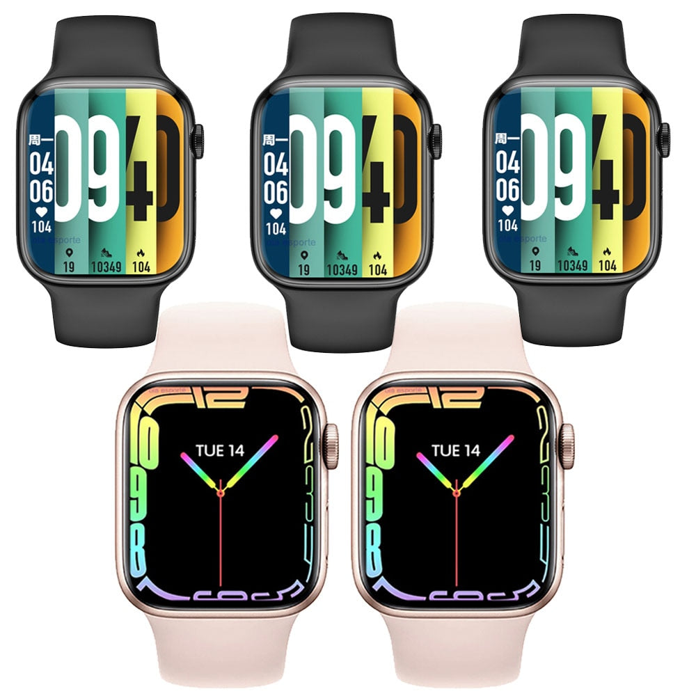 2022 Original I8 Pro MAX SmartWatch Series7 Custom Dial Men Women Heart Rate Monitor Sport Smart Watch IWO13 PRO W27 X8 MAX T500