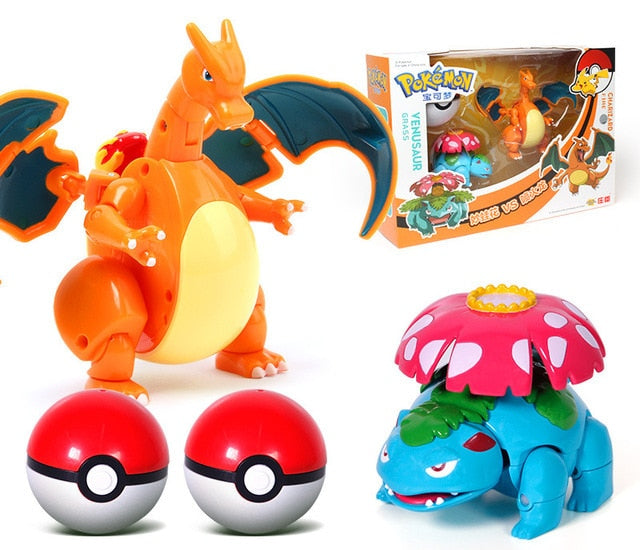 Pokemon Ball Variant Toys Model Pikachu Jenny Turtle Pocket Monsters Pokemones Action Figure Toys Children boy girl Gifts toy