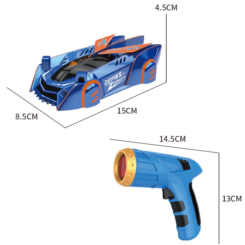 RC Car Stunt Infrared Laser Tracking Wall Ceiling Climbing Follow Light Remote Control Drift Car Electric Anti Gravity Car Toy