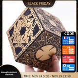 1:1 Hellraiser Cube Lock Box Action Toys Figures Terror Film Puzzle Originality Removable Model Multifunctional Movie Anime Toys