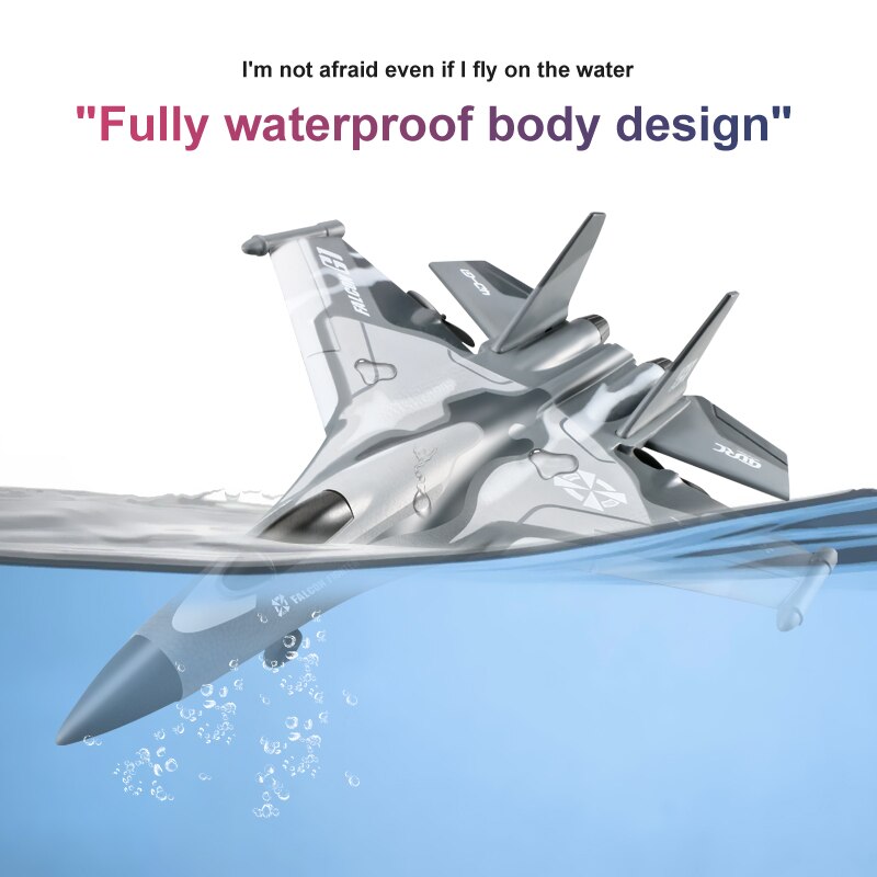 New RC Glider Toy 2.4GHz Foam EPP Material Folding Wing Low Power Outdoor Fighter Hobby Remote Control Airplane Toy For Children