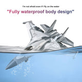 New RC Glider Toy 2.4GHz Foam EPP Material Folding Wing Low Power Outdoor Fighter Hobby Remote Control Airplane Toy For Children