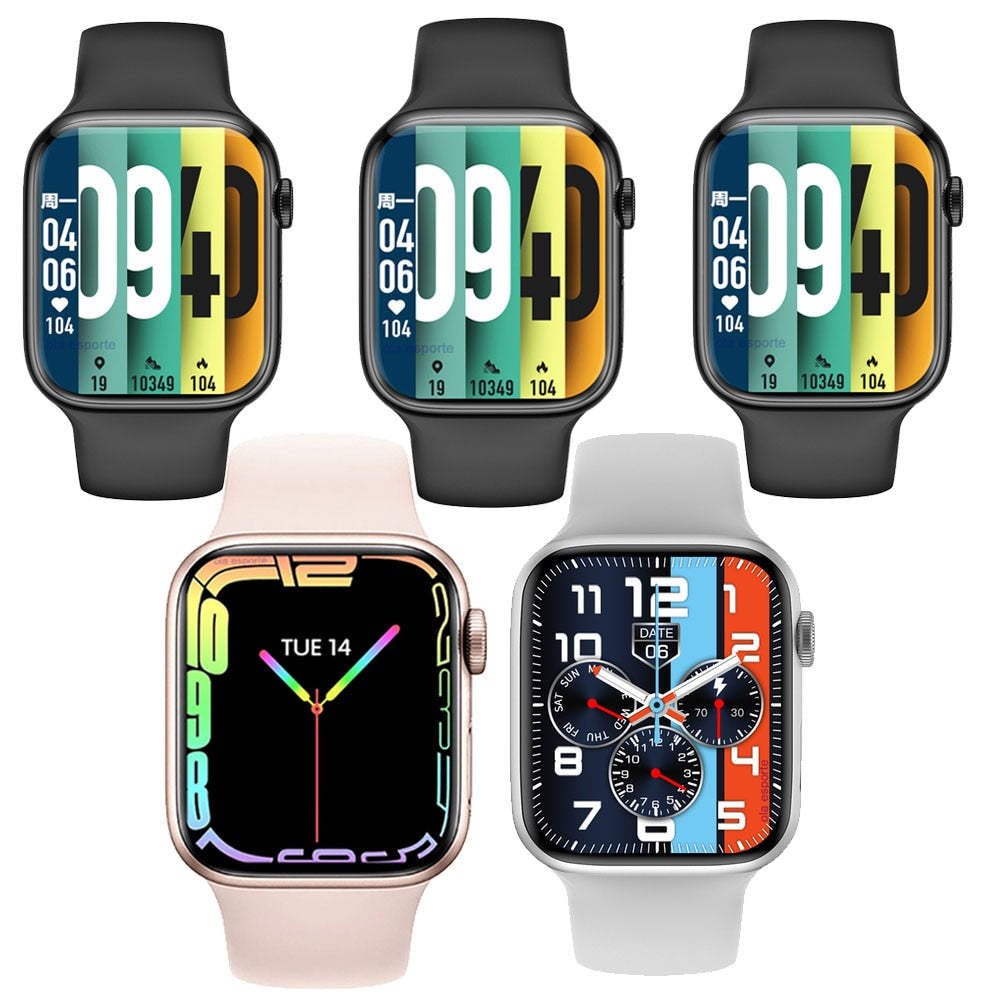 2022 Original I8 Pro MAX SmartWatch Series7 Custom Dial Men Women Heart Rate Monitor Sport Smart Watch IWO13 PRO W27 X8 MAX T500