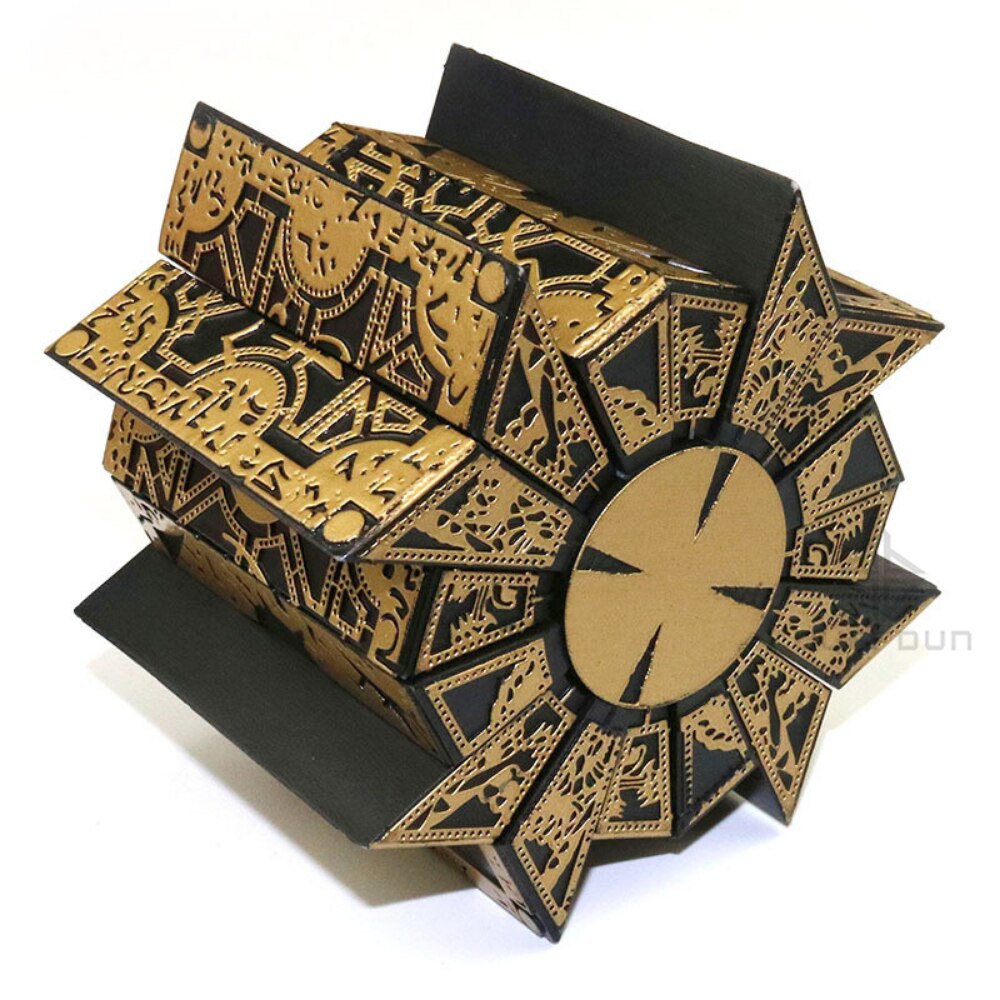 1:1 Hellraiser Cube Lock Box Action Toys Figures Terror Film Puzzle Originality Removable Model Multifunctional Movie Anime Toys