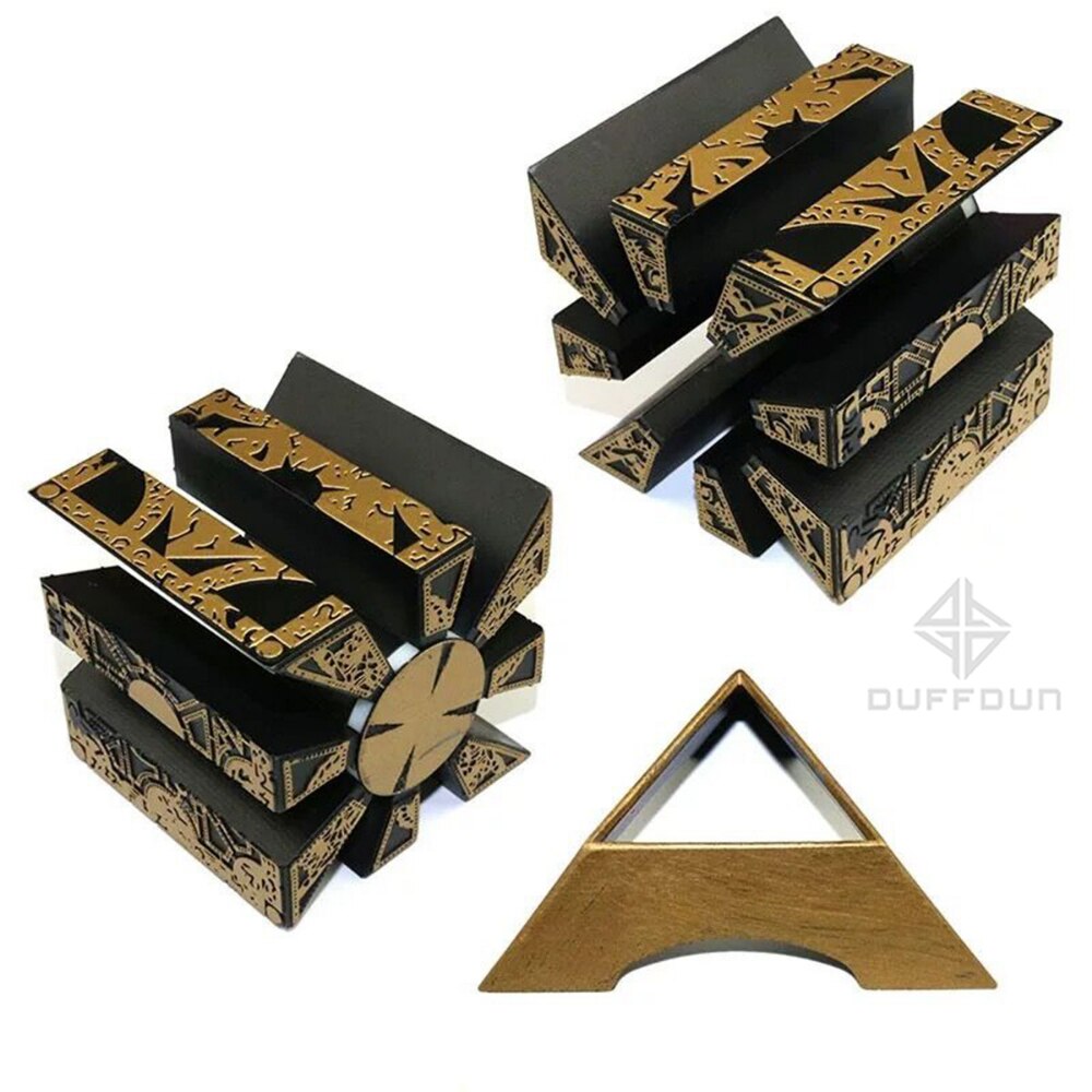 1:1 Hellraiser Cube Lock Box Action Toys Figures Terror Film Puzzle Originality Removable Model Multifunctional Movie Anime Toys