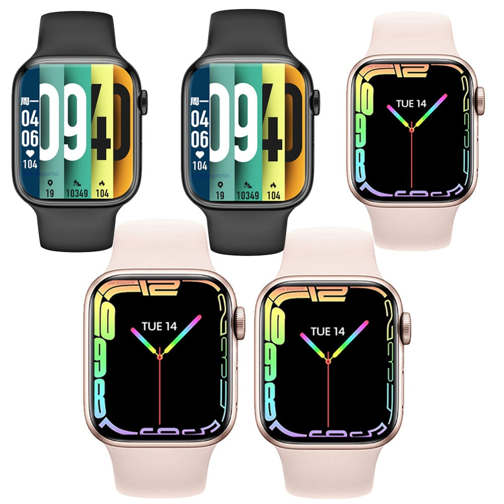 2022 Original I8 Pro MAX SmartWatch Series7 Custom Dial Men Women Heart Rate Monitor Sport Smart Watch IWO13 PRO W27 X8 MAX T500