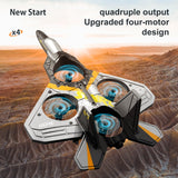 2022 New V17 RC Remote Control Airplane 2.4G Remote Control Fighter Hobby Plane Glider Airplane Toys RC drone Kids Gift