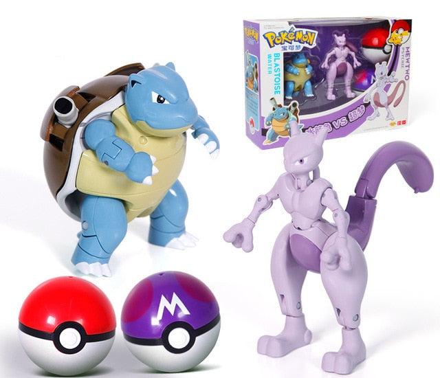 Pokemon Ball Variant Toys Model Pikachu Jenny Turtle Pocket Monsters Pokemones Action Figure Toys Children boy girl Gifts toy