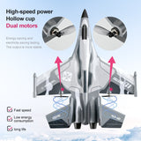 New RC Glider Toy 2.4GHz Foam EPP Material Folding Wing Low Power Outdoor Fighter Hobby Remote Control Airplane Toy For Children