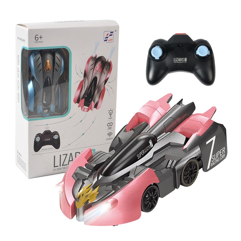 2.4G Anti Gravity Wall Climbing RC Car Electric 360 Rotating Stunt RC Car Antigravity Machine Auto Toy Cars with Remote Control