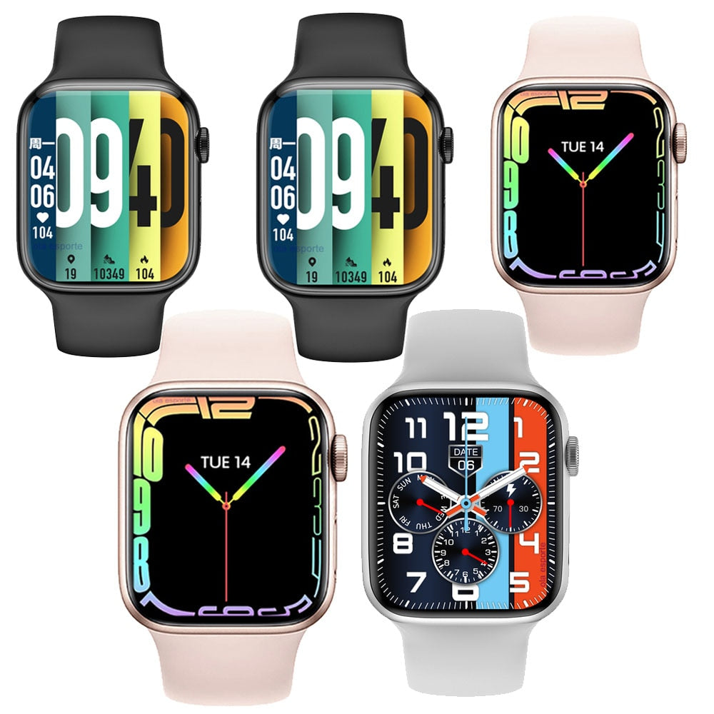 2022 Original I8 Pro MAX SmartWatch Series7 Custom Dial Men Women Heart Rate Monitor Sport Smart Watch IWO13 PRO W27 X8 MAX T500