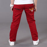 Casual Spring Solid Cotton Jean - Virtual Blue Store