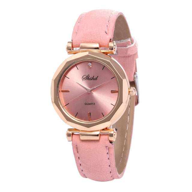 Women Casual Leather Analog Watch - Virtual Blue Store