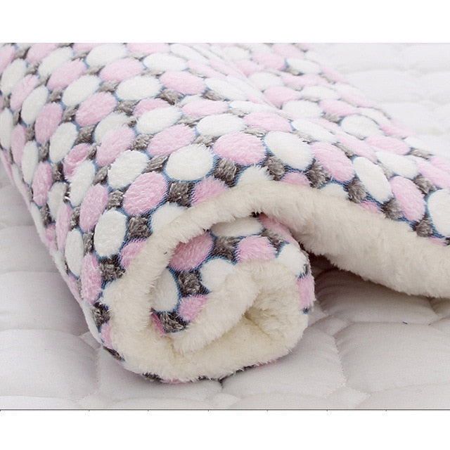 Soft Coral Fleece Winter Thicken Beds - Virtual Blue Store