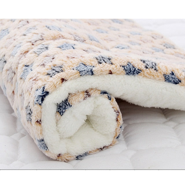 Soft Coral Fleece Winter Thicken Beds - Virtual Blue Store