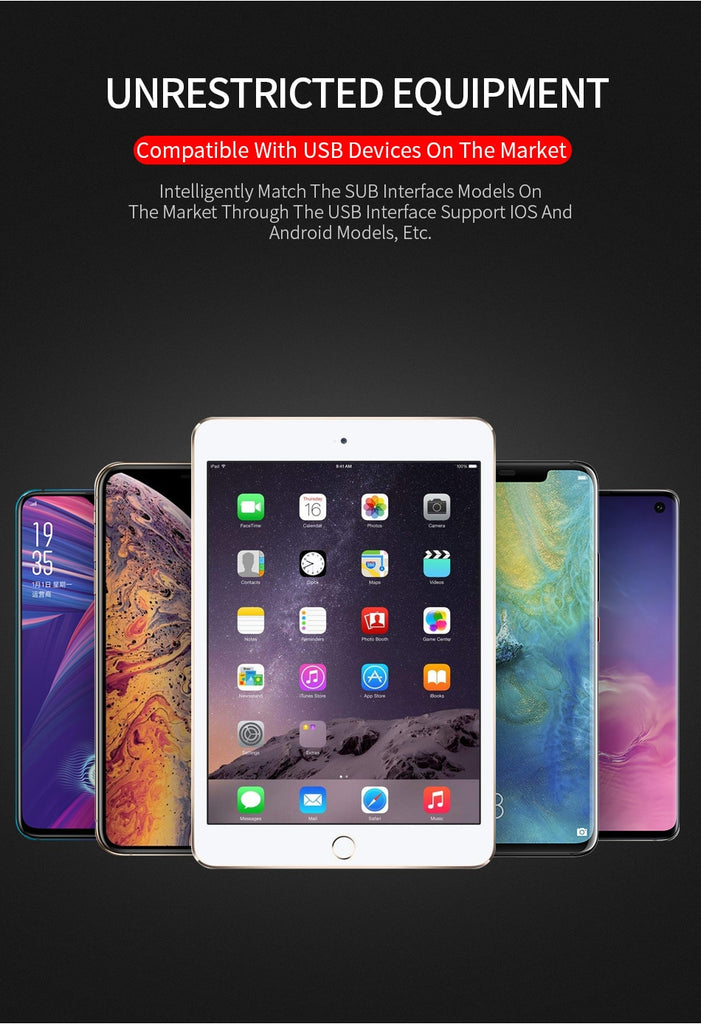 LED Display EU 3 Port USB Charger - Virtual Blue Store