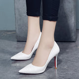 10CM Women White Girl Pumps - Virtual Blue Store