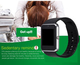 GT08 Bluetooth Smart Watch Wristband SIM TF Card Phone MP3 Smartwatch For Apple iOS Android SMS/call Reminder Fitness Camera - Virtual Blue Store