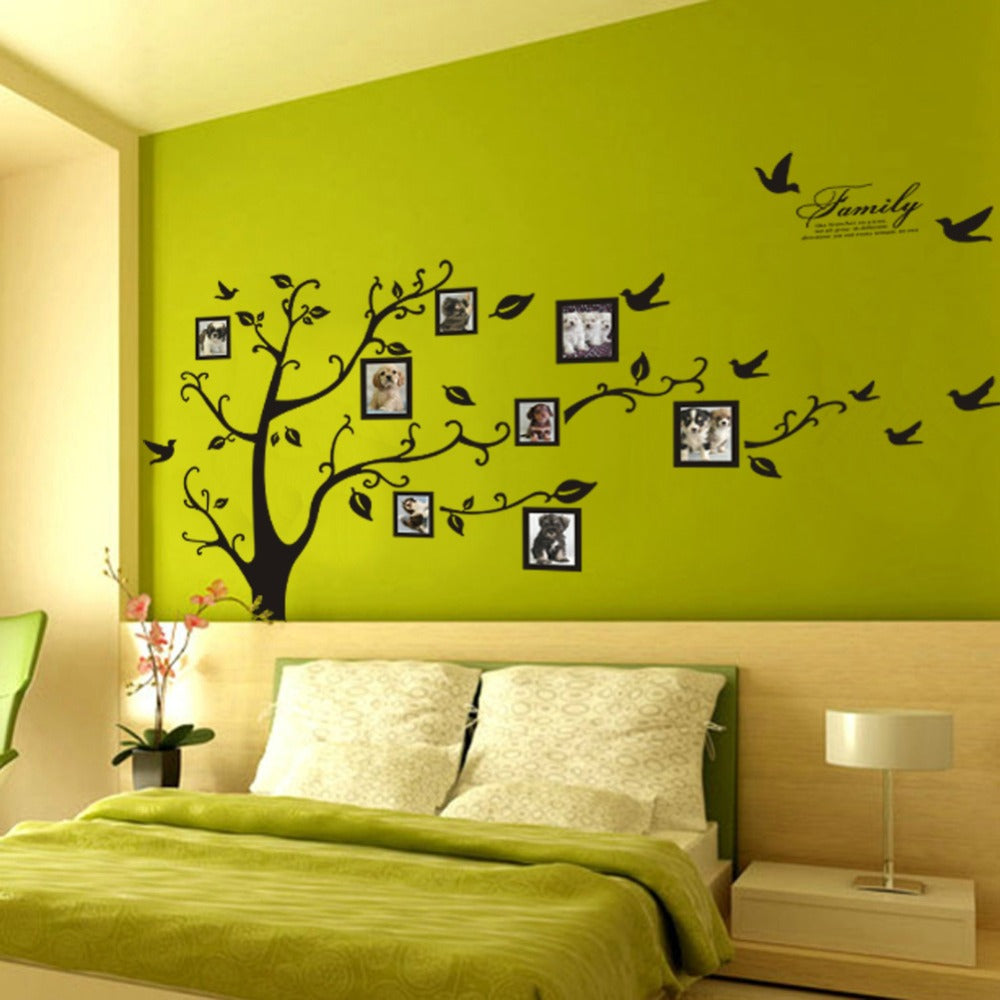 Black 3D DIY Photo Tree Wall Sticker - Virtual Blue Store