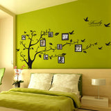 Black 3D DIY Photo Tree Wall Sticker - Virtual Blue Store