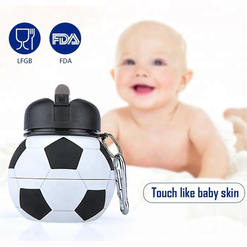 Novelty Football Sports Water Bottle - Virtual Blue Store
