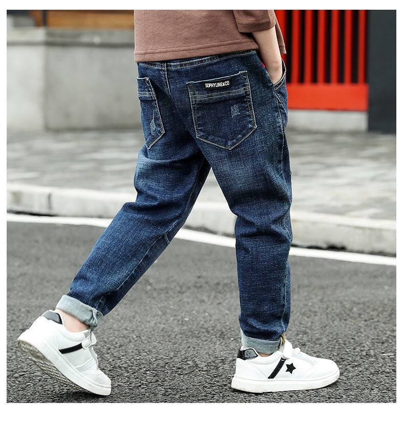 Teenagers Cotton Casual Trousers - Virtual Blue Store