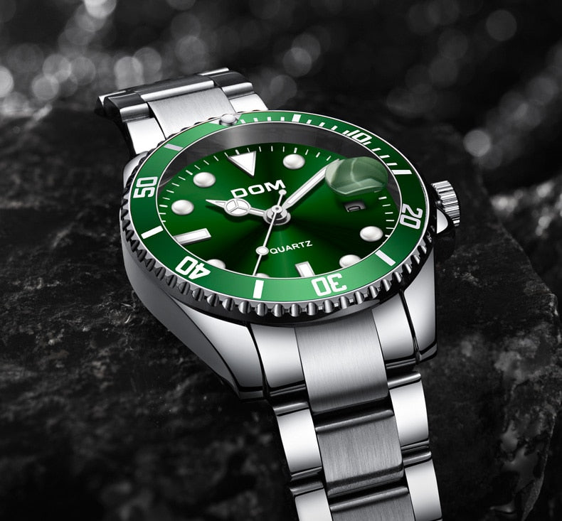 30m Waterproof Date Sports Watch - Virtual Blue Store