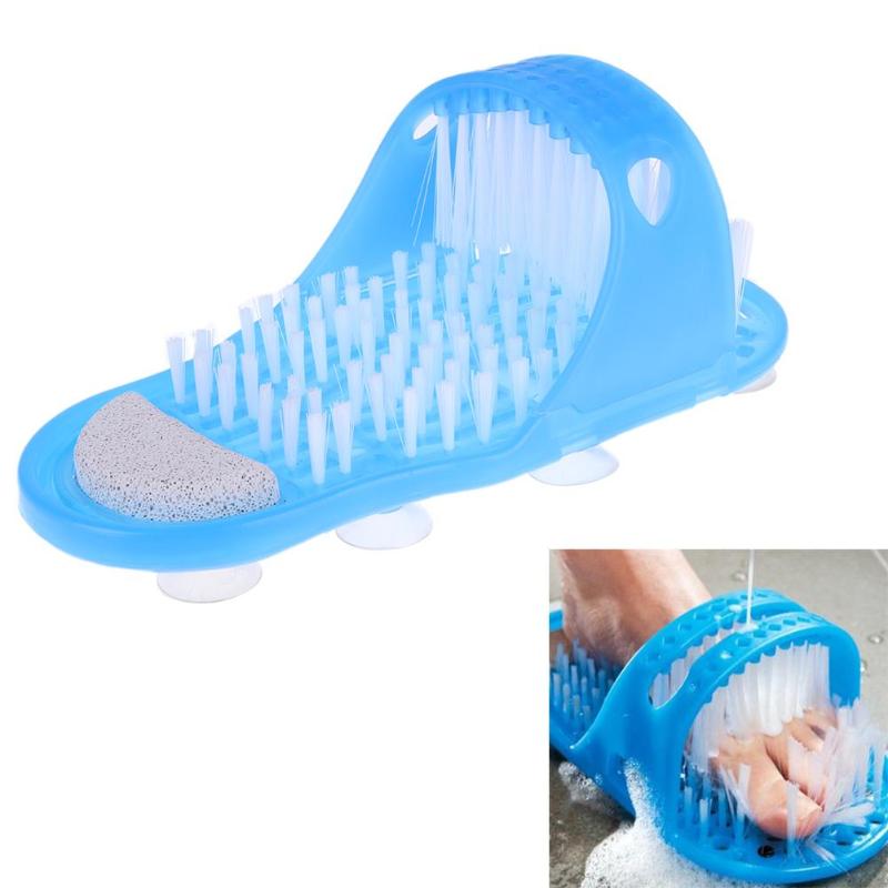 Plastic Bath Shower Feet Massage Slippers Bath Shoes Brush Pumice Stone Foot Remove Dead Skin Foot Care Tool 28cm*14cm*10cm - Virtual Blue Store