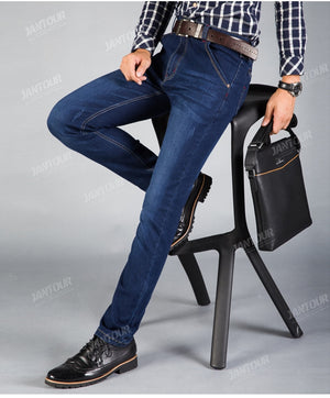 Soft Breathable Men Jeans - Virtual Blue Store