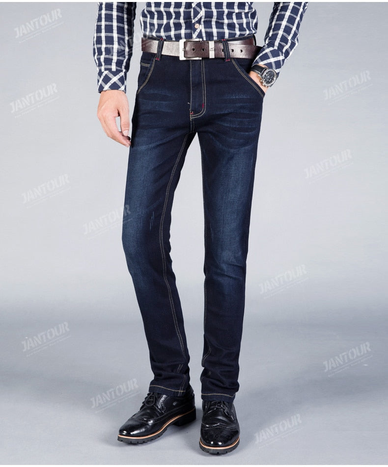 Soft Breathable Men Jeans - Virtual Blue Store