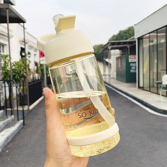 1000 Ml Sports Water Bottles With Straw  Virtual Blue Store