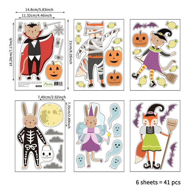 Cartoon Rainbow Wall Sticker - Virtual Blue Store