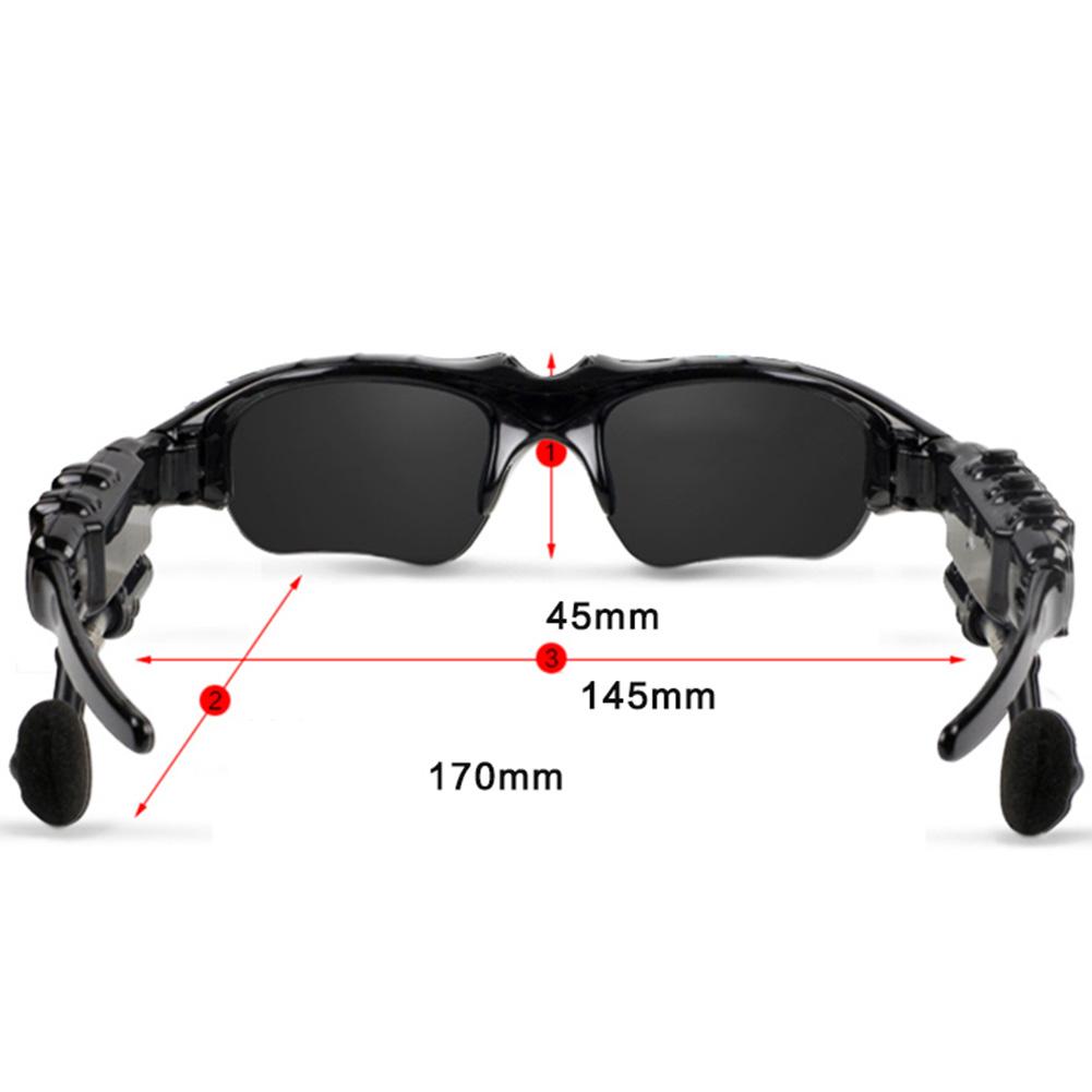 Bluetooth Sunglasses Outdoor Glasses with Headphones Music Wireless Headset Ear Plug Stereo For Smartphone - Virtual Blue Store