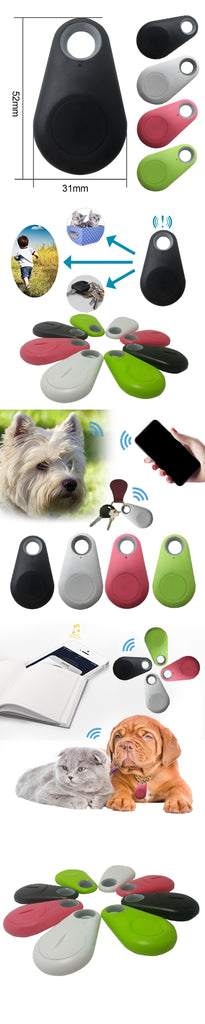 Pets Smart Mini GPS Tracker Anti Lost Waterproof Bluetooth Tracer For Pet Dog Cat Keys Wallet Bag Kids Trackers Finder Equipment - Virtual Blue Store