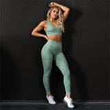 Women Camouflage Seamless Leggings - Virtual Blue Store