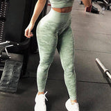 Women Camouflage Seamless Leggings - Virtual Blue Store