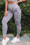 Women Camouflage Seamless Leggings - Virtual Blue Store